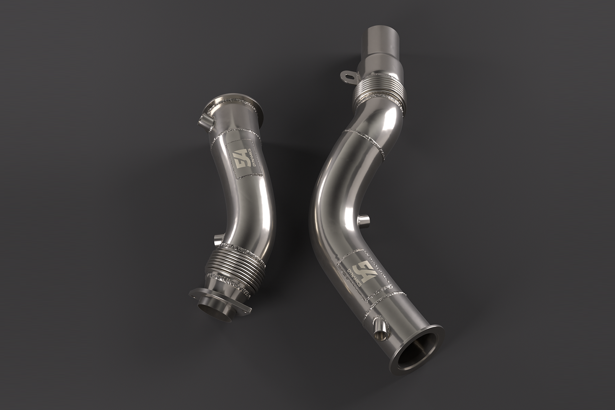 BMW M3 (F80/82) Race Downpipes – 54 Dynamics